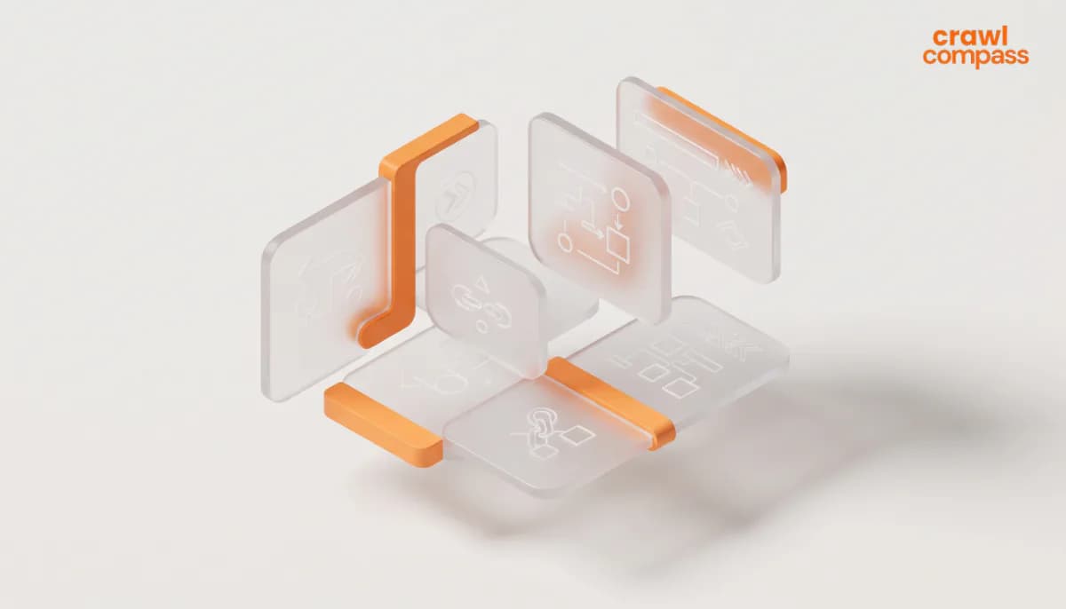Gambar 3D tautan digital dan anchor text