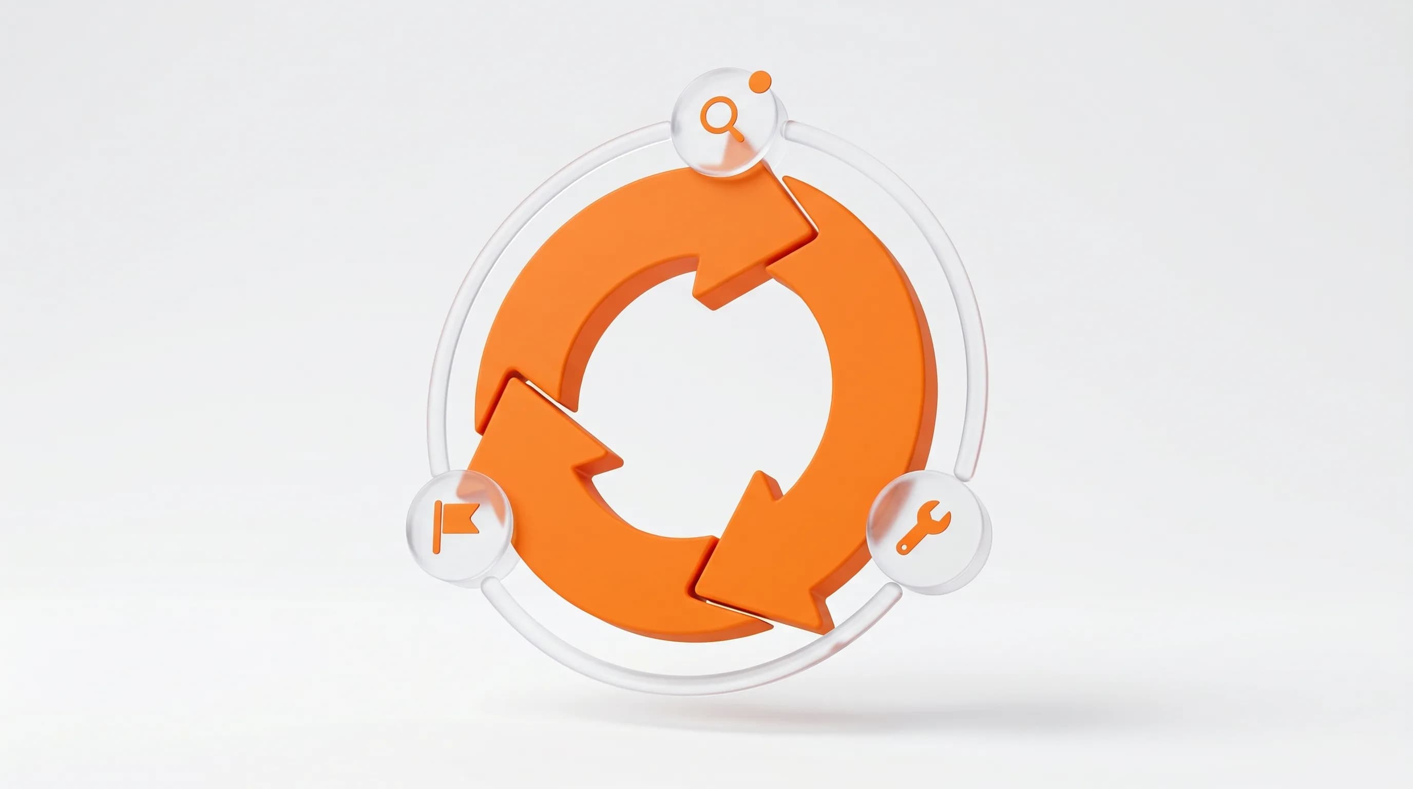 The three stages of the CRO cycle: monitoring, problem identification, and continuous data-driven optimization