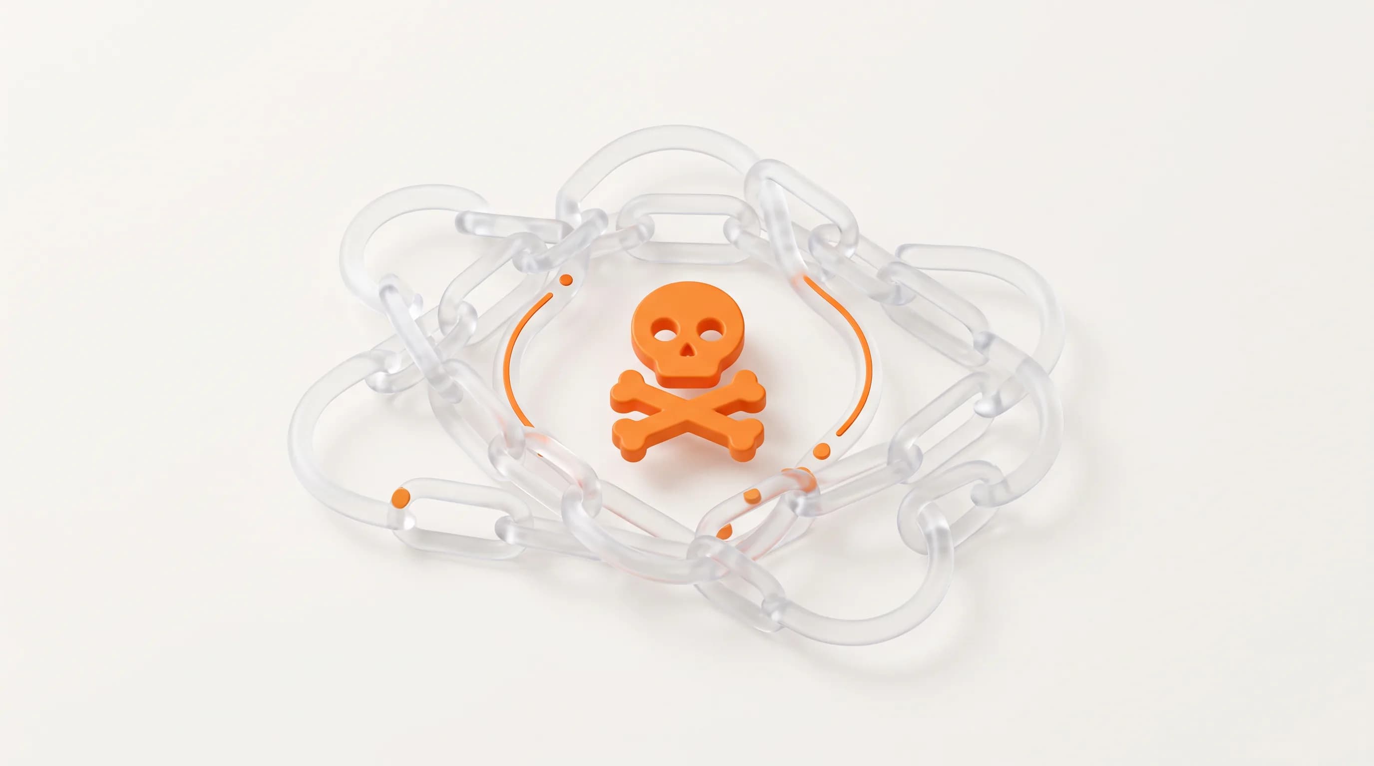 Several tangled glass links surround a small orange skull icon, illustrating the harmful backlink types worth considering for disavowal. File Name	crawlcompass-harmful-backlinks-to-disavow.webp Premium 3D illustration, frosted-glass style. Background: seamless soft warm off-white, hex F2F1ED. 35-degree elevated isometric scene with real depth and gentle overlap. Several thin clear frosted translucent acrylic glass link-chain strands tangle loosely together in the background, overlapping in a messy cluster, representing a spammy backlink profile. At the center of the tangle, the focal element sits: a solid orange (hex FE6601) small skull-and-crossbones-style hazard glyph, simplified and rounded, marking the toxic source. The orange must be a clean warm mid-orange (hex FE6601), evenly and brightly lit with soft flat shading, the same consistent bright tone across the whole surface in both light and shadow, smooth matte-to-soft-satin finish, with no dark shadow falloff, no heavy contrast, and no glossy resin or specular hotspots on the orange. A couple of small orange accent dots trace two of the link strands closest to the hazard glyph only. Material/light: realistic frosted glass, smooth polished edges, gentle refraction; bright soft even studio lighting, gentle soft ground shadows, crisp edges. Text-free: only simple icons, glyphs, and blank placeholder lines — no words, letters, or numbers anywhere. Premium modern SaaS-marketing look. Full-bleed, no border. 16:9 widescreen, comfortable negative space. H2 #3 — How to Identify Harmful Backlinks Field	Content Title (ID)	Cara Mengidentifikasi Backlink Berbahaya Title (EN)	How to Identify Harmful Backlinks Alt Text ID	Kaca pembesar oranye menyorot satu tautan mencurigakan di antara deretan backlink kaca, menggambarkan cara mengidentifikasi backlink berbahaya. Alt Text EN	An orange magnifying glass highlights one suspicious link among a row of glass backlinks, showing how to identify harmful backlinks. File Name	crawlcompass-identify-harmful-backlinks.webp Premium 3D illustration, frosted-glass style. Background: seamless soft warm off-white, hex F2F1ED. Single hero object composition, slightly tilted toward the viewer. A row of five thin clear frosted translucent acrylic glass link-chain icons floats in a horizontal line, evenly spaced, representing a backlink profile. The focal element is a solid orange (hex FE6601) magnifying-glass glyph, angled diagonally over the middle link, singling it out from the row. The orange must be a clean warm mid-orange (hex FE6601), evenly and brightly lit with soft flat shading, the same consistent bright tone across the whole surface in both light and shadow, smooth matte-to-soft-satin finish, with no dark shadow falloff, no heavy contrast, and no glossy resin or specular hotspots on the orange. A couple of small orange accent dots mark the two clear links directly beside the magnifying glass only. Material/light: realistic frosted glass, smooth polished edges, gentle refraction; bright soft even studio lighting, gentle soft ground shadows, crisp edges. Text-free: only simple icons, glyphs, and blank placeholder lines — no words, letters, or numbers anywhere. Premium modern SaaS-marketing look. Full-bleed, no border. 16:9 widescreen, one clear focal point, comfortable negative space. H2 #4 — How to Disavow Links in Google Field	Content Title (ID)	Cara Melakukan Disavow Links di Google Title (EN)	How to Disavow Links in Google Alt Text ID	Berkas teks kaca diunggah ke gerbang oranye menggambarkan cara melakukan disavow links di Google lewat file txt yang diunggah langsung. Alt Text EN	A glass text file uploads into an orange gateway, showing how to disavow links in Google by submitting a plain text file. File Name	crawlcompass-how-to-disavow-links-google.webp Premium 3D illustration, frosted-glass style. Background: seamless soft warm off-white, hex F2F1ED. 35-degree elevated isometric scene with real depth and gentle overlap. On the left, a clear frosted translucent acrylic glass thin document card with a small blank glass upload-arrow glyph tilts forward, representing a disavow text file. On the right, the focal element is a solid orange (hex FE6601) rounded upload-portal or slot glyph, positioned as if actively receiving the document. The orange must be a clean warm mid-orange (hex FE6601), evenly and brightly lit with soft flat shading, the same consistent bright tone across the whole surface in both light and shadow, smooth matte-to-soft-satin finish, with no dark shadow falloff, no heavy contrast, and no glossy resin or specular hotspots on the orange. A thin clear glass connector line links the document to the portal, suggesting the file mid-transfer. A couple of small orange accent dots trace this connector line only. Material/light: realistic frosted glass, smooth polished edges, gentle refraction; bright soft even studio lighting, gentle soft ground shadows, crisp edges. Text-free: only simple icons, glyphs, and blank placeholder lines — no words, letters, or numbers anywhere. Premium modern SaaS-marketing look. Full-bleed, no border. 16:9 widescreen, comfortable negative space. H2 #5 — Best Practice for Using Disavow Link Field	Content Title (ID)	Praktik Terbaik dalam Menggunakan Disavow Link Title (EN)	Best Practice for Using Disavow Link Alt Text ID	Perisai kaca dengan tanda centang oranye di tengahnya menggambarkan praktik terbaik dalam menggunakan disavow link secara hati-hati dan terukur. Alt Text EN	A glass shield with an orange checkmark at its core represents the best practice for using the disavow tool carefully and deliberately. File Name	crawlcompass-best-practice-disavow-link.webp Premium 3D illustration, frosted-glass style. Background: seamless soft warm off-white, hex F2F1ED. Single hero object composition, slightly tilted toward the viewer. A clear frosted translucent acrylic glass shield shape stands upright at the center, its surface faceted with smooth polished edges. Embedded at the core of the shield is the focal element: a solid orange (hex FE6601) small checkmark glyph, simple and bold, representing a carefully verified action. The orange must be a clean warm mid-orange (hex FE6601), evenly and brightly lit with soft flat shading, the same consistent bright tone across the whole surface in both light and shadow, smooth matte-to-soft-satin finish, with no dark shadow falloff, no heavy contrast, and no glossy resin or specular hotspots on the orange. A small clear glass magnifying-glass glyph rests faintly behind the shield, hinting at a thorough audit process. A couple of small orange accent dots trace the top rim of the shield only. Material/light: realistic frosted glass, smooth polished edges, gentle refraction; bright soft even studio lighting, gentle soft ground shadows, crisp edges. Text-free: only simple icons, glyphs, and blank placeholder lines — no words, letters, or numbers anywhere. Premium modern SaaS-marketing look. Full-bleed, no border. 16:9 widescreen, one clear focal point, comfortable negative space. H2 #6 — Quality Over Quantity Field	Content Title (ID)	Kualitas Lebih Penting daripada Kuantitas Title (EN)	Quality Over Quantity Alt Text ID	Satu tautan kaca besar bercahaya oranye mengungguli tumpukan tautan kaca kecil, menggambarkan prinsip kualitas lebih penting daripada kuantitas backlink. Alt Text EN	One large glowing orange link outweighs a pile of small glass links, capturing the principle that backlink quality matters more than quantity. File Name	crawlcompass-quality-over-quantity-backlinks.webp Premium 3D illustration, frosted-glass style. Background: seamless soft warm off-white, hex F2F1ED. 35-degree elevated isometric scene with real depth and gentle overlap. A simple balance-scale shape rendered in clear frosted translucent acrylic glass sits centered, its beam tilted so one side rests higher than the other. On the higher, lighter side, a small loose pile of tiny clear glass link-chain icons sits scattered and unremarkable. On the lower, weightier side, the focal element rests alone: a single solid orange (hex FE6601) larger link-chain icon, outweighing the entire pile opposite it. The orange must be a clean warm mid-orange (hex FE6601), evenly and brightly lit with soft flat shading, the same consistent bright tone across the whole surface in both light and shadow, smooth matte-to-soft-satin finish, with no dark shadow falloff, no heavy contrast, and no glossy resin or specular hotspots on the orange. A couple of small orange accent dots trace the base of the orange link only. Material/light: realistic frosted glass, smooth polished edges, gentle refraction; bright soft even studio lighting, gentle soft ground shadows, crisp edges. Text-free: only simple icons, glyphs, and blank placeholder lines — no words, letters, or numbers anywhere. Premium modern SaaS-marketing look. Full-bleed, no border. 16:9 widescreen, comfortable negative space.