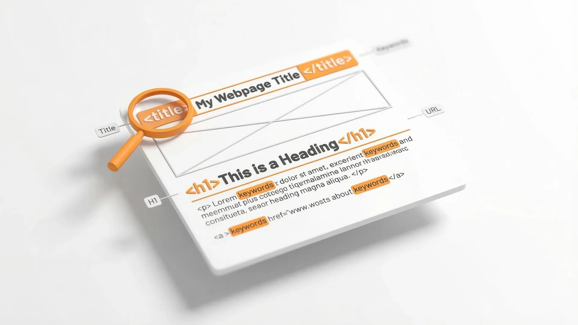 On-page SEO illustration