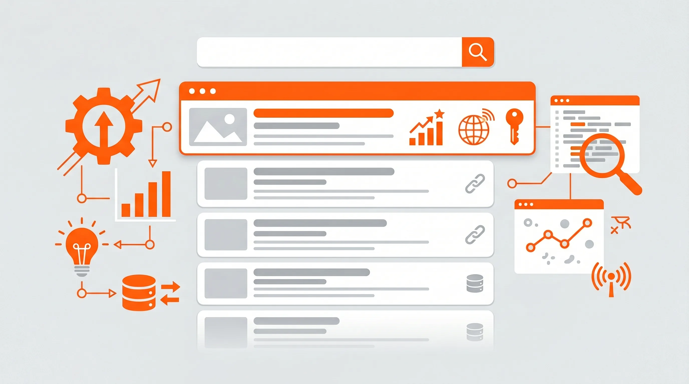 Ilustration representing search